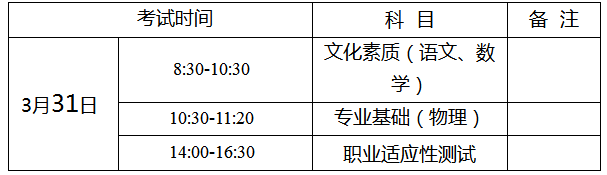 河北省2019年普通高職單招考試三類和高職單招對(duì)口機(jī)械類聯(lián)考考試時(shí)間.png