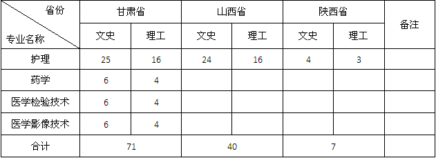 潍坊护理职业学院2019年外省招生计划一览表.png