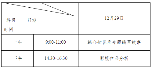 編導類筆試時間統(tǒng)一安排.png