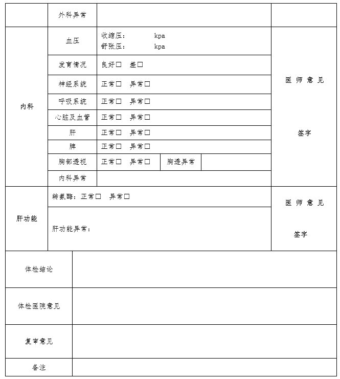 2020年广东省普通高校三二分段专升本转段招生体格检查表2.png
