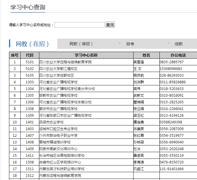 2020年四川农业大学网络教育春季报名入口