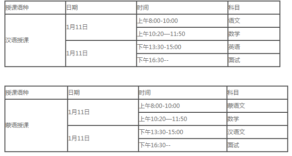 内蒙古民族幼儿师范高等专科学校2019年单独招生考试安排及面试方案1.png