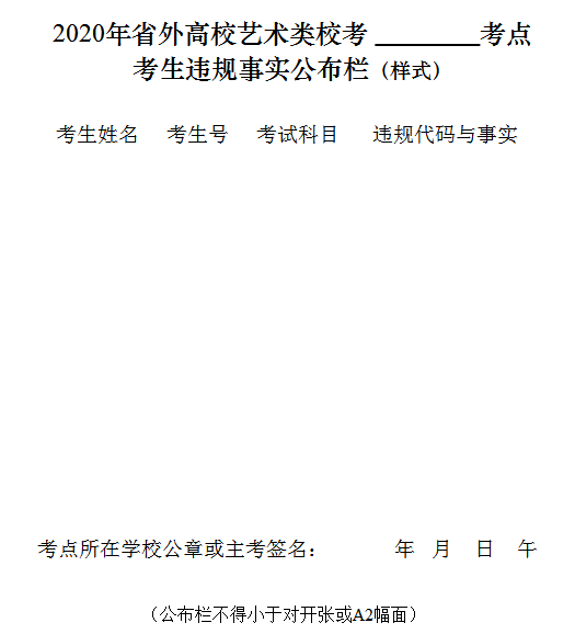 湖南省考生违规事实公布栏(样式).png