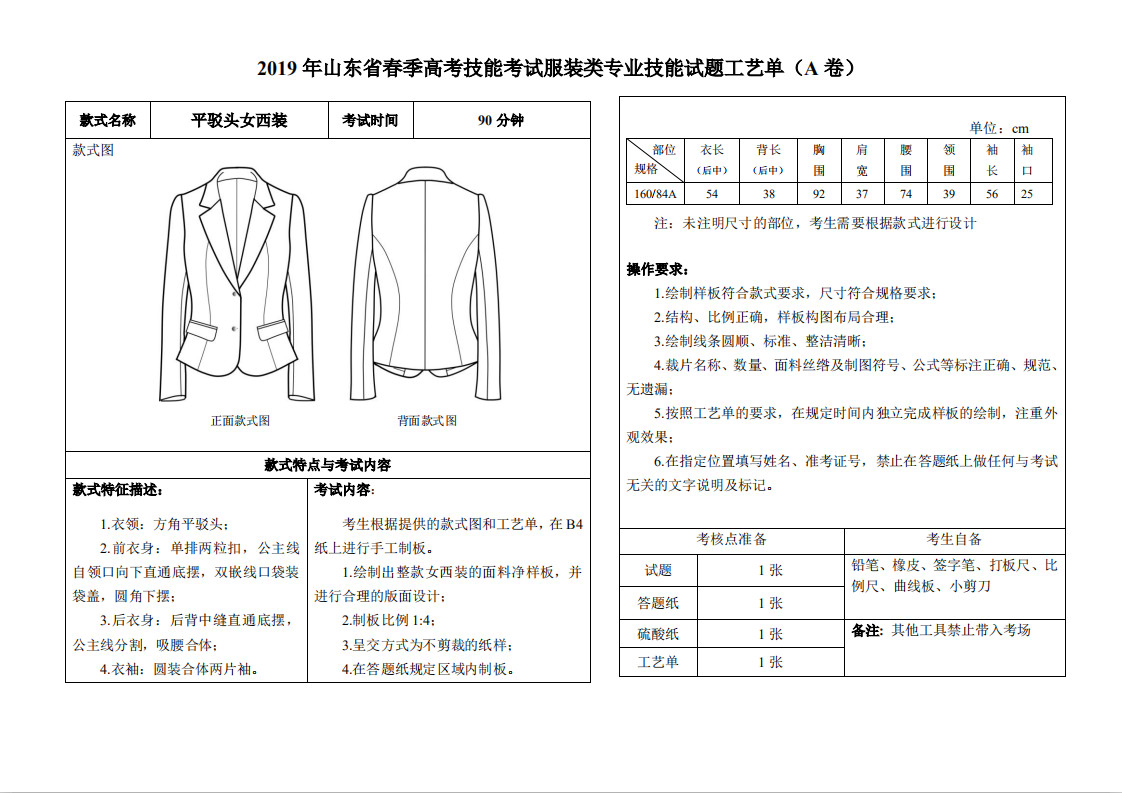 山东春季高考农林果蔬类专业考试模拟题