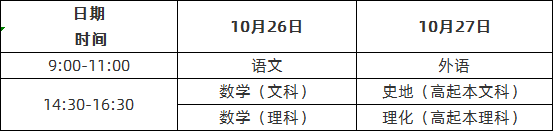 高中起点升本专科考试时间表.png