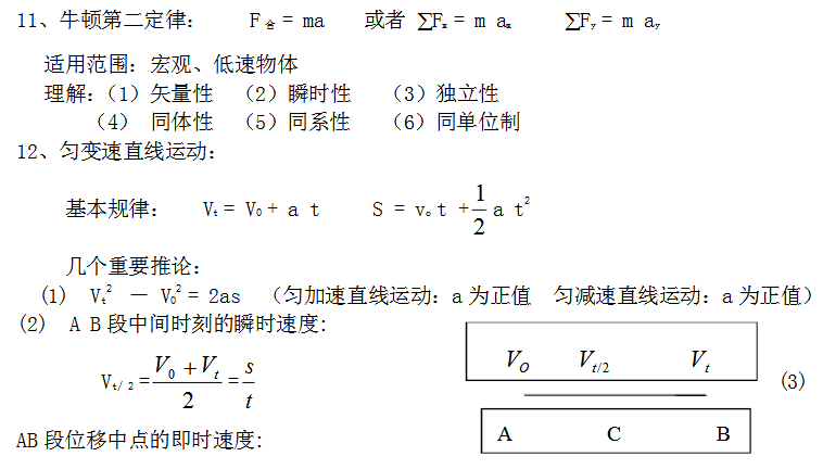 2019年成人高考高起点《物理》备考公式汇总.png